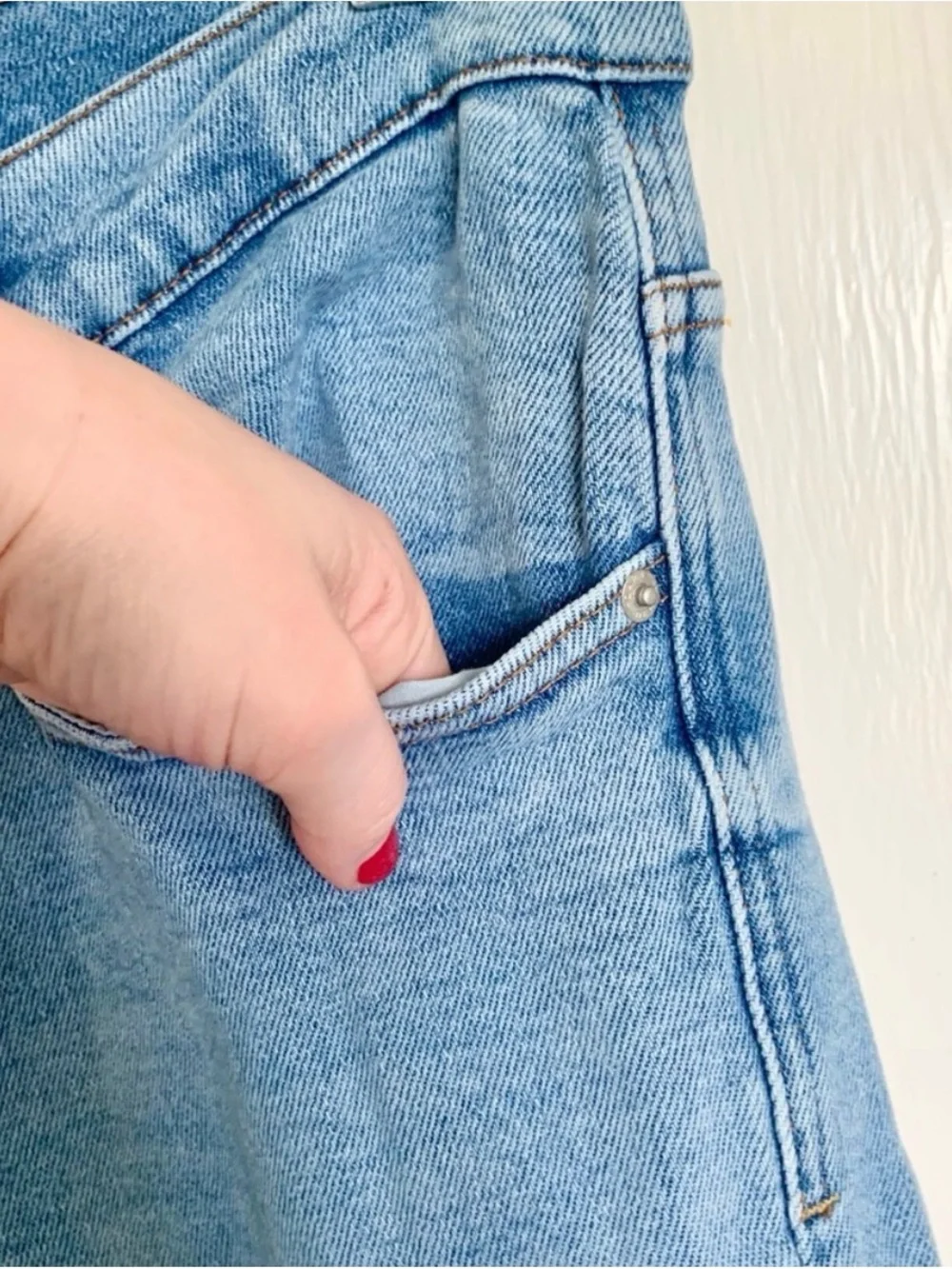 💫3/$20 Zara Men's Slim Straight Jeans - Light Blue Wash